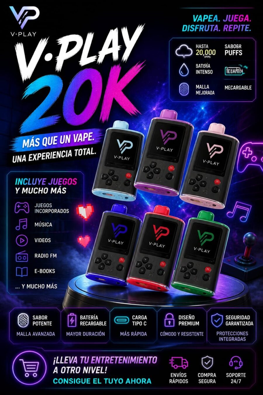 V.PLAY 20K PUFFS