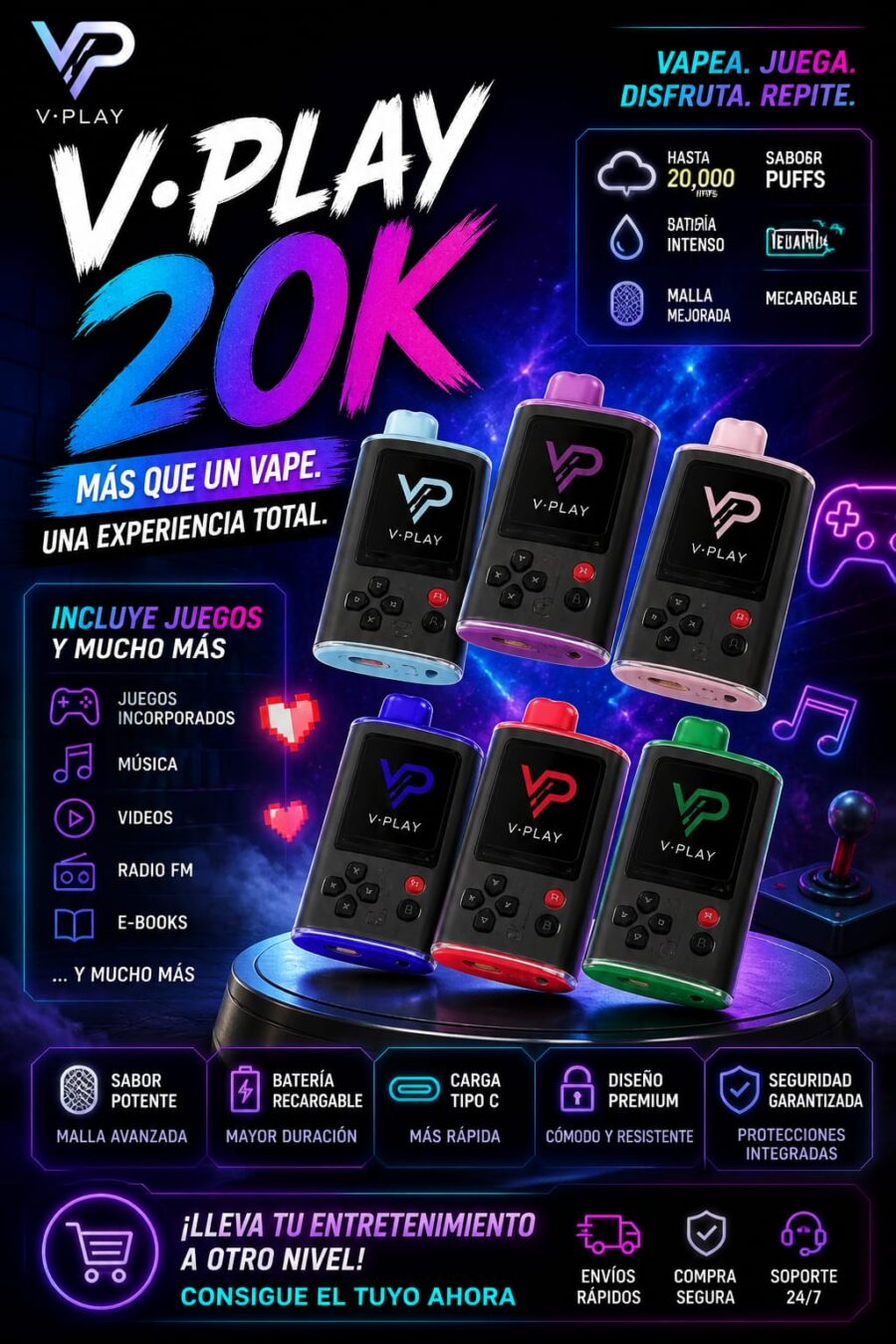 V.PLAY 20K PUFFS