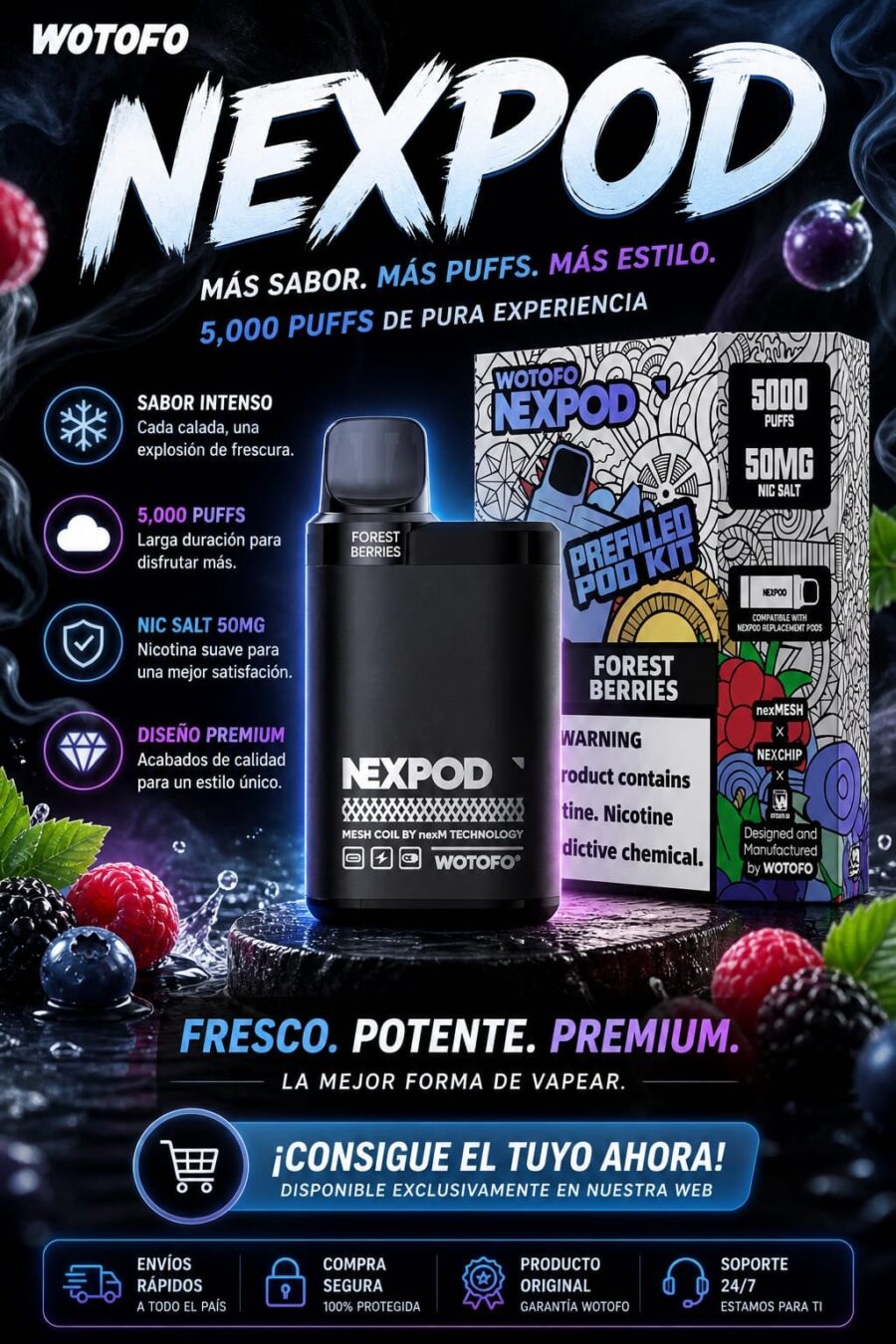 NEXPOD 5,000 puffs