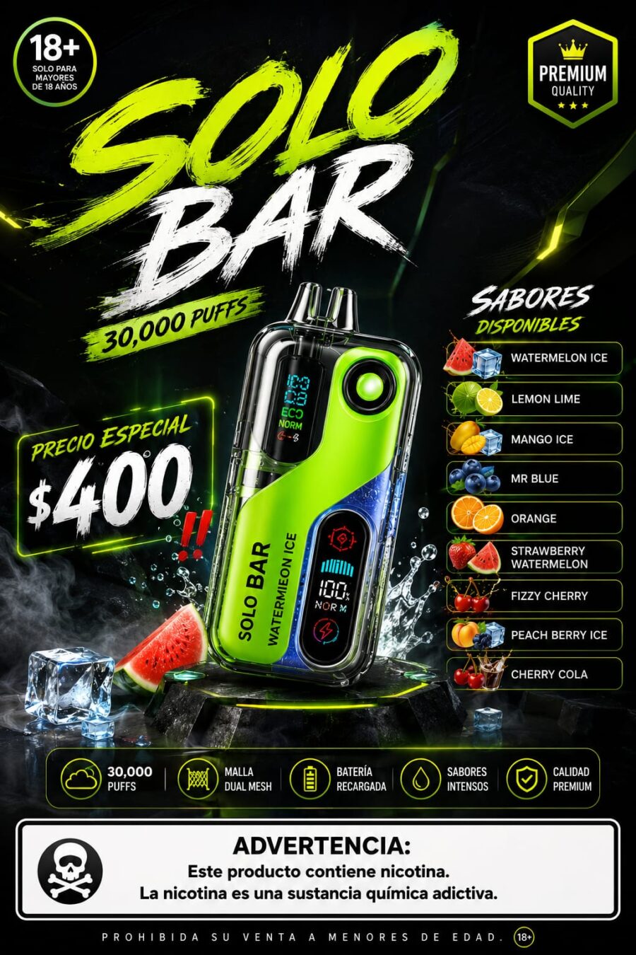 Solo Bar 30,000 Hitz